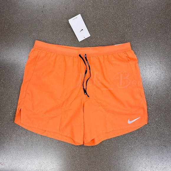 Nike Men Flex Stride 5" Brief-Lined Running Shorts CJ5453-885 Bright Mandarin XL - Picture 1 of 16